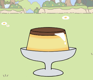 かためのプリン うさぎ