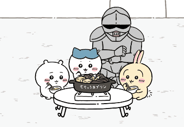 すき焼きセット ちいかわ,ハチワレ,うさぎ